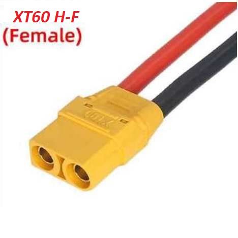 XT60 Anya 50cm hossz Hll SzilikonKbellel 12AWG  (5608)