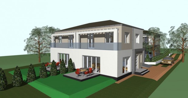 XVIII. Kerület, Almáskert, 142 m2-es, ikerház, 4 szobás, extrán