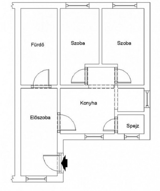 XVIII. Kerlet, Felleg utca, 50 m2-es, hzrsz, 2 szobs, feljtand