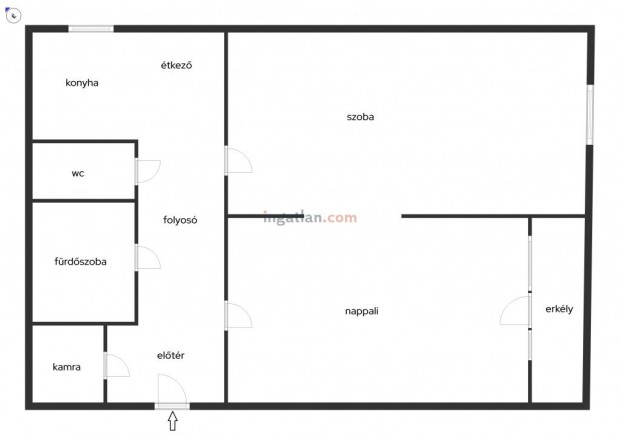 XVIII. Ker�let, Havanna utca, 54 m2-es, t�rsash�zi lak�s, 2 szob�s