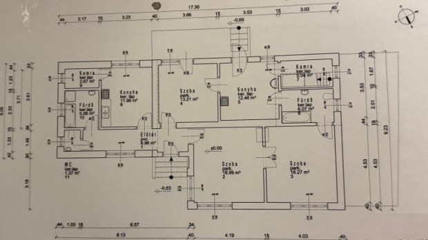XVII. Ker�let, B�thory utca, 104 m2-es, 2 gener�ci�s, csal�di h�z