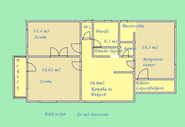 XVII. Kerlet, Rkoshegyen, 225 m2-es, 2 genercis, csaldi hz