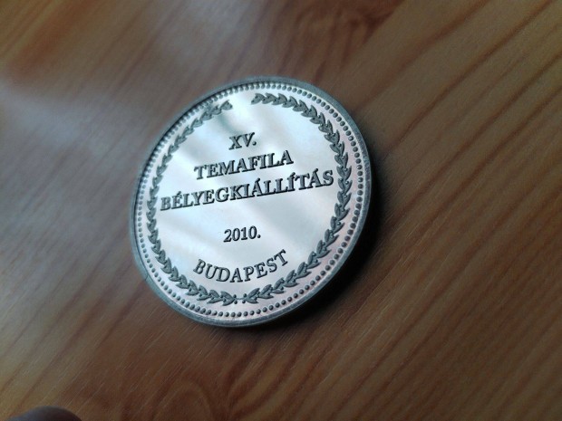 XV. Temafila Blyegkillts Budapest 2010 ezstztt emlkre