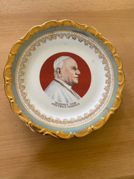 XXIII. és II. János pápa felitányér