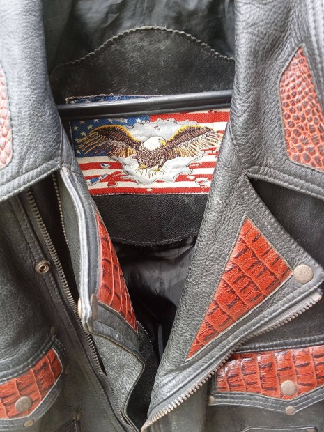 XXL motoros ruházat bőr dzseki Eagle