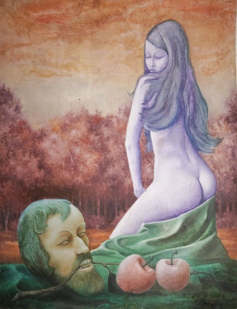 XX. sz Magyar festő ( Czene Béla )Salome Keresztelő Szent János