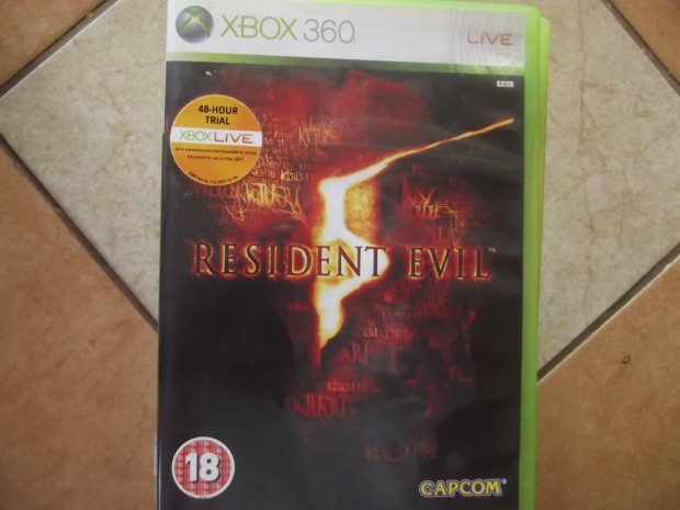 X-118 Xbox 360 Eredeti Jtk : Resident Evil 5