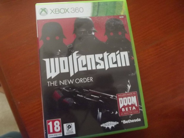 X-124 Xbox 360 Eredeti Jtk : Wolfenstein The New Order ( karcmentes