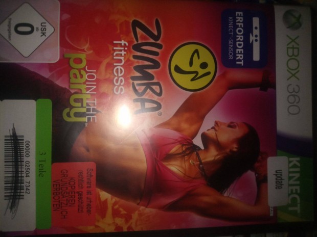 X-132 Xbox 360 Eredeti Jtk : Kinect Zumba Fitness Party