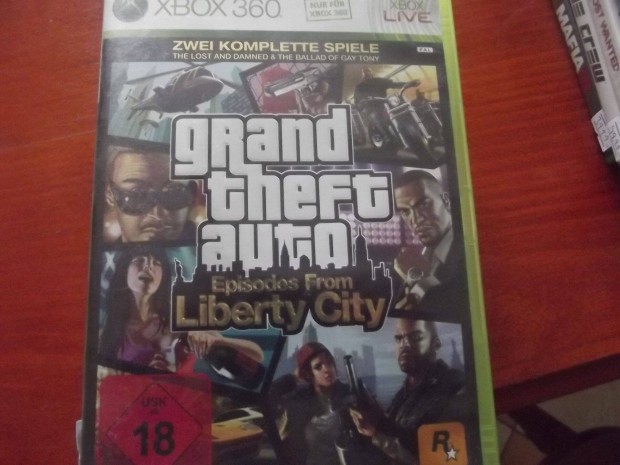 X-16 Xbox 360 Eredeti Jtk : Grand Theft Auto Liberty City