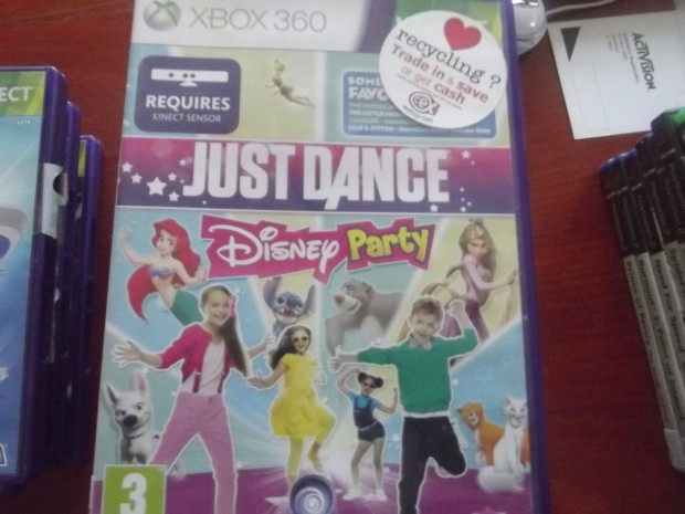 X-183 Xbox 360 Eredeti Jtk : Kinect Just Dance Disney Party