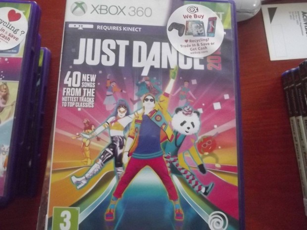 X-185 Xbox 360 Eredeti Jtk : Kinect Just Dance 2018 ( karcmentes)
