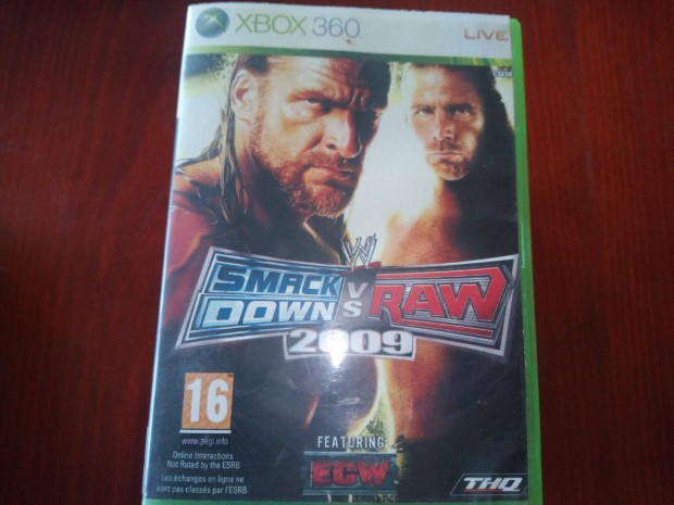 X-189 Xbox 360 Eredeti Játék: Smackdown Vs Raw 2009