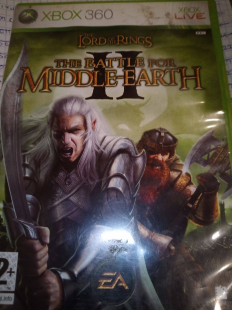 X-212 Xbox 360 Eredeti Jtk : The Lord of The Rings The Battle ( ka