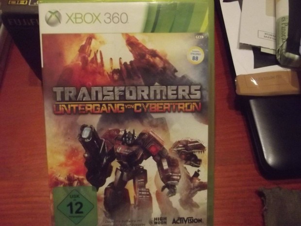 X-219 Xbox 360 Eredeti Jtk : Transformers Fall of Cybertron