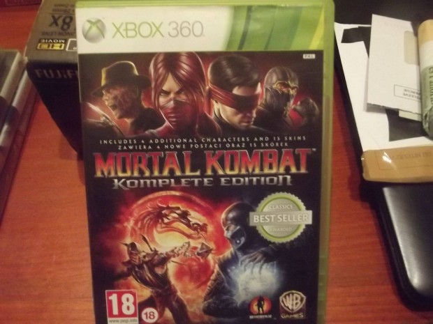 X-220 Xbox 360 Eredeti Jtk : Mortal Kombat Komplete Edition