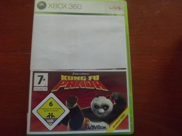 X-229 Xbox 360 Eredeti Jtk : Kung-Fu Panda