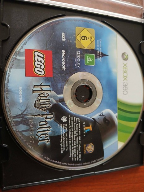 X-22 Xbox 360 eredeti Jtk : 22. lego Harry potter 5-7 ( karcos pol