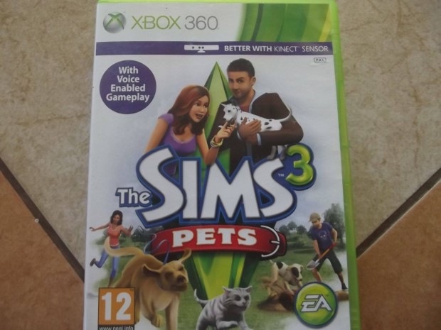 X-22 Xbox 360 eredeti Jtk : The Sims 3 Pets ( Karcmentes)