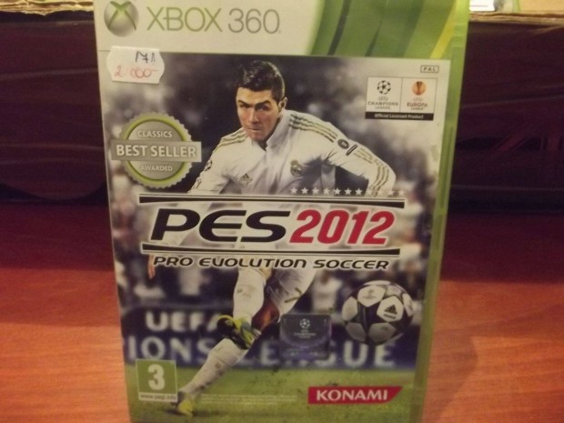 X-248 Xbox 360 Eredeti Jtk : Pro Evolution Soccer 2012 ( karcmentes)