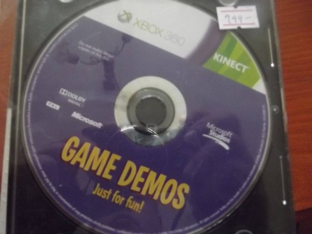 X-30 Xbox 360 Eredeti Jtk : Kinect Just For Fun Game Demos