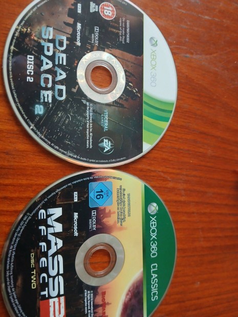 X-38 Xbox 360 eredeti Jtk : 38. Dead Space 2 Disk 2 + Mass Effect