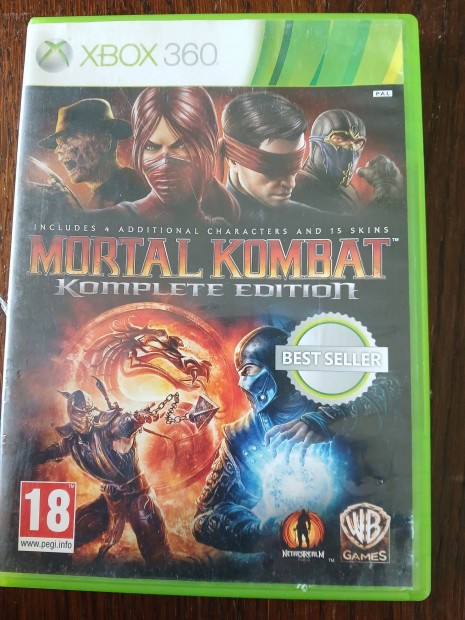 X-46 Xbox 360 Eredeti Játék : Mortal Kombat ( karcmentes)
