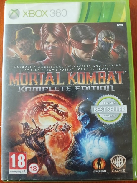 X-46 Xbox 360 eredeti Jtk : 46. Mortal Kombat Komplette Edition (