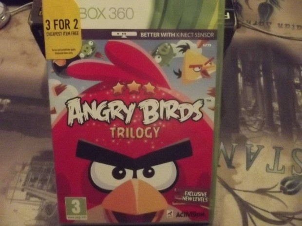 X-57 Xbox 360 Eredeti Jtk : Angry Birds Trilogy ( Karcmentes)