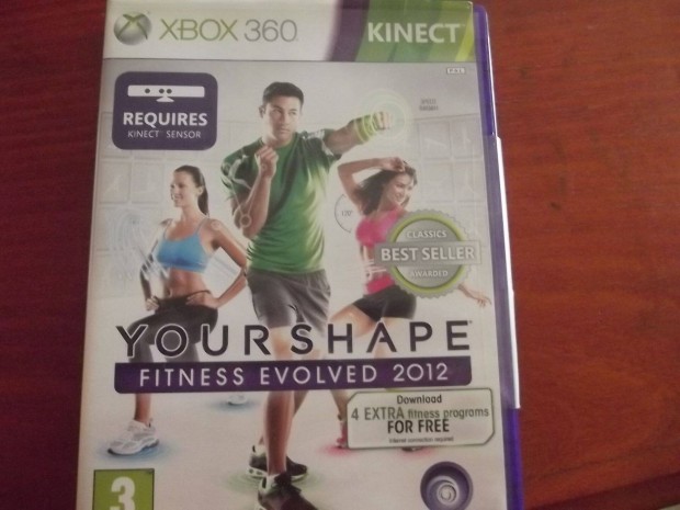 X-63 Xbox 360 Eredeti Jtk : Kinect Yourshape Fitness Evolved