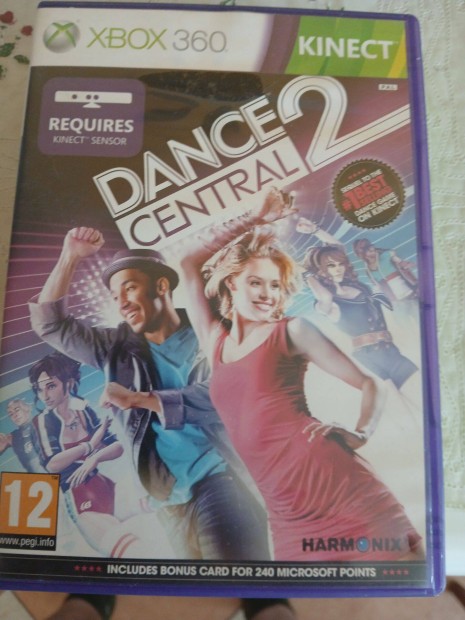 X-72 Xbox 360 Eredeti Játék : Kinect Dance Central 2 ( karcmentes