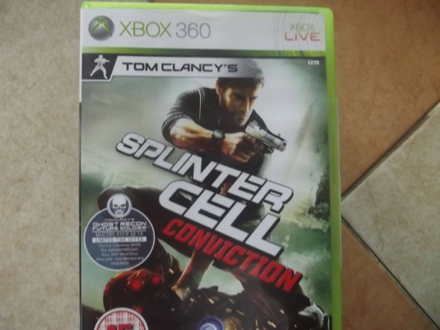 X-73 Xbox 360 Eredeti Jtk : Tom Clancys Splinter Cell Conviction