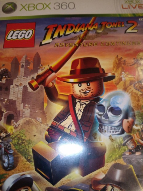X-74 Xbox 360 Eredeti Jtk : Lego Indiana Jones 2 The Adventure