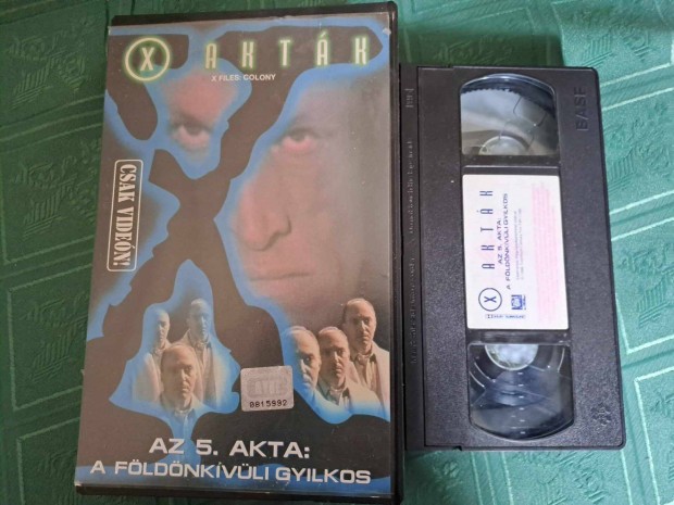 X-Aktk: A fldnkvli gyilkos VHS