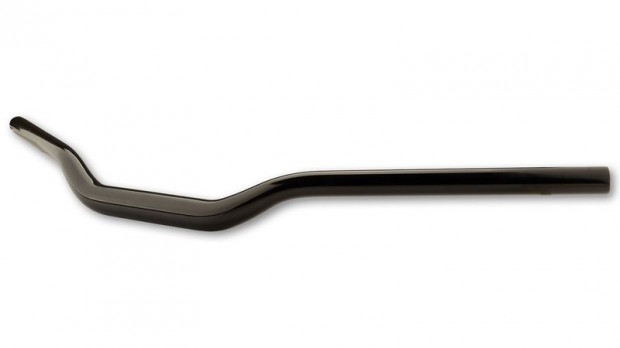 X-Bar alumnium kormny Superbike Flat XN1, 1 1/8 hvelyk, fnyes feke