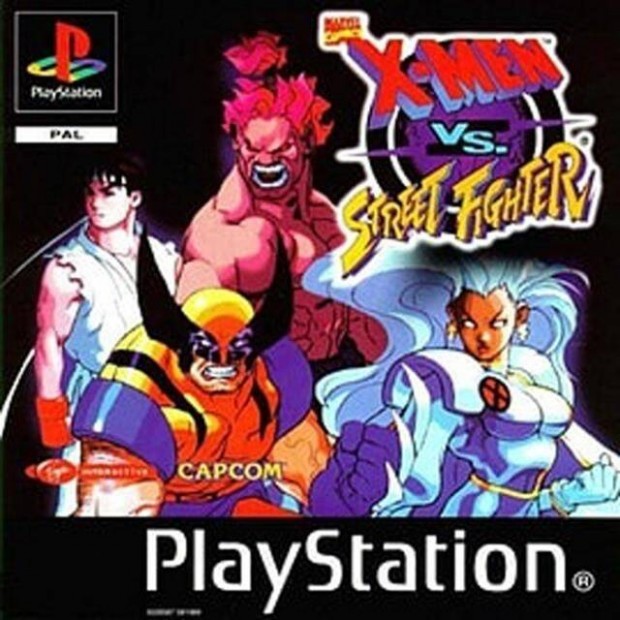 X-Men Vs. Street Fighter, Boxed eredeti Playstation 1 jtk