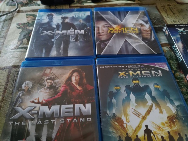 X-Men filmek bluray/9db lemez/klfldi kiads.