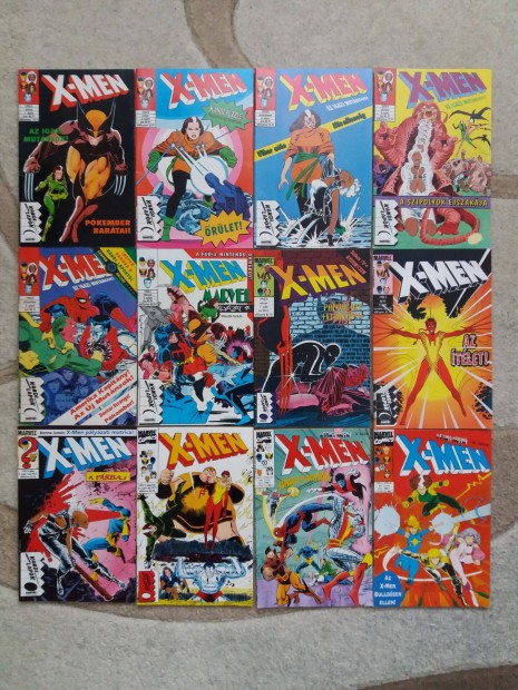 X-Men vol. 1. 1-10., 14-16., 18-36. szmok + X-Men 2 + X-men 88-89. sz