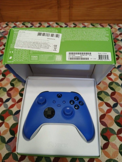 X-box kontroller shock blue - hasznlt, j llapotban