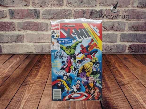 X-men 13. - A titkos háború 1. rész 1993/8. (fólia+hátlap)