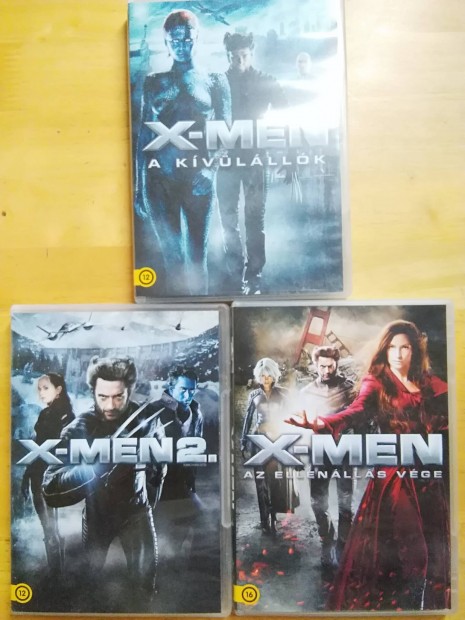 X-men 1-3 + Kezdetek + Elsk + Eljvend mlt dvd 