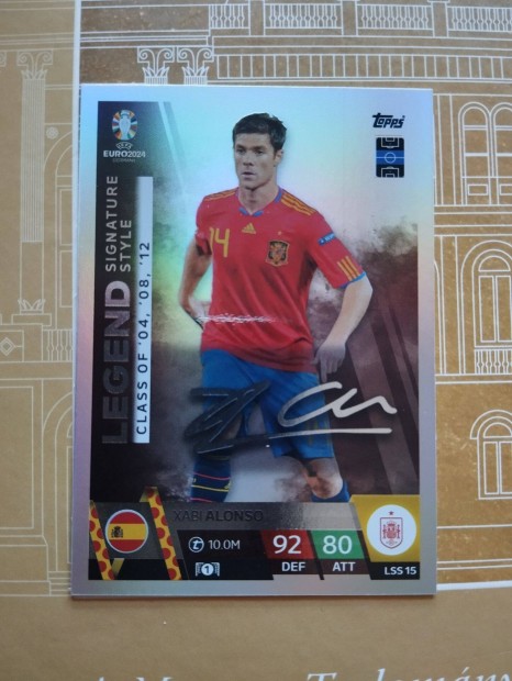 Xabi Alonso (Spanyolorszg) Legend Signature Style Euro 2024 krtya