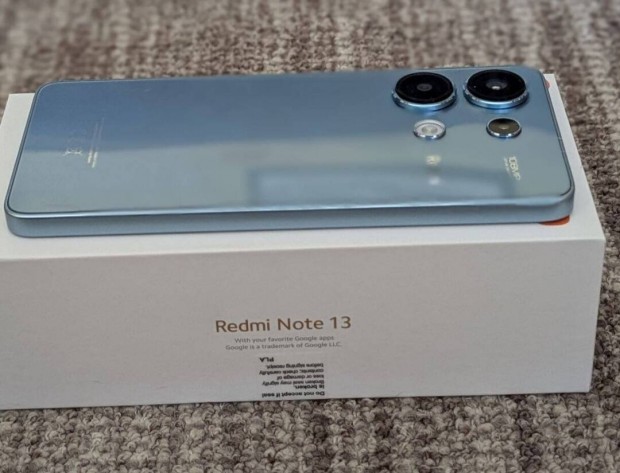 Xaomi Redmi Note 13)8/128) krtyafggetlen garancis telefon