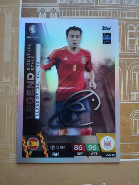 Xavi (Spanyolorszg) Legend Signature Style Euro 2024 krtya