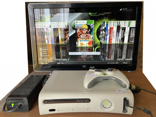 Xbox360 konzol, Rgh mod., 500GB HDD, kontroller,