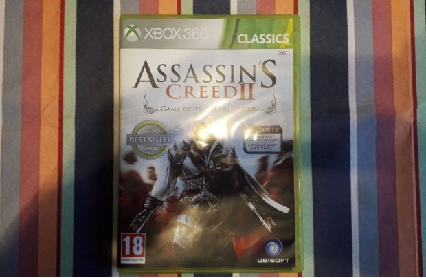 Xbox 360 Assassin's Creed II (gyri, angol nyelv)