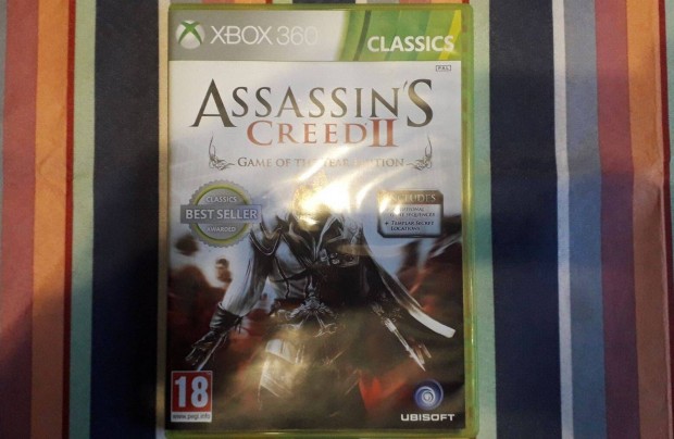 Xbox 360 Assassin's Creed II (gyri, angol nyelv)