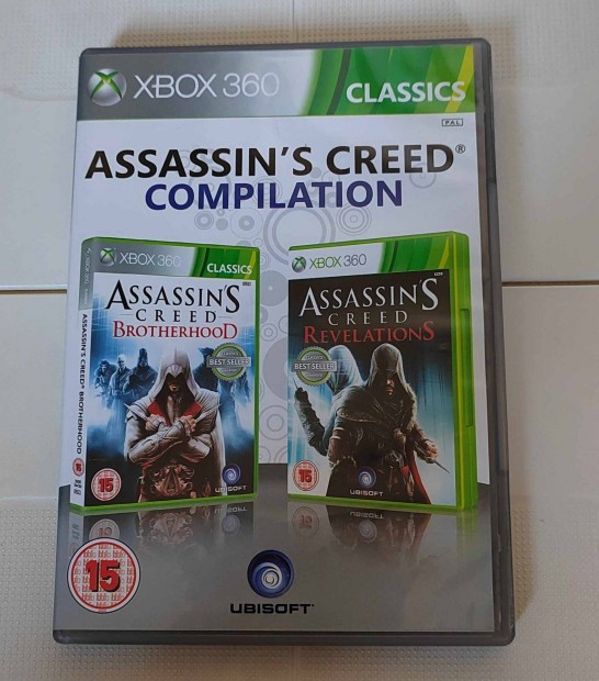 Xbox 360 Assassins Creed Compilation - tesztelt, szp llapot