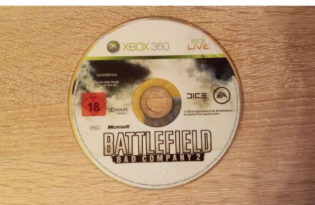 Xbox 360 Battlefield Bad Company 2 jtk