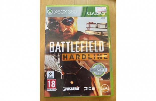 Xbox 360 Battlefield Hardline (hasznlt)
